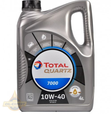 Total Моторна олива TOTAL QUARTZ 7000 10W-40 - Заображення 1
