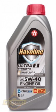 Texaco Моторное масло TEXACO HAVOLINE ULTRA S 5W-40 - Картинка 2