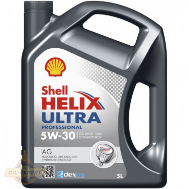Shell Моторное масло SHELL HELIX ULTRA PROFESSIONAL AG 5W-30 - Картинка 3