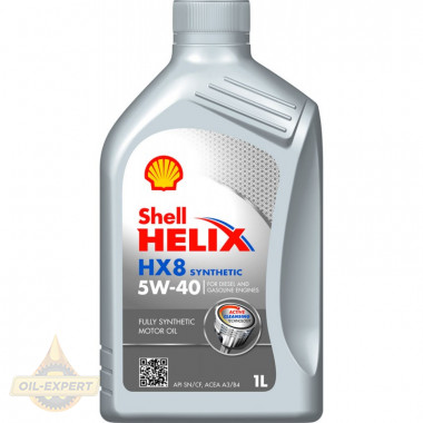 Shell Моторна олива SHELL HELIX HX8 Synthetic 5W-40 - Заображення 2