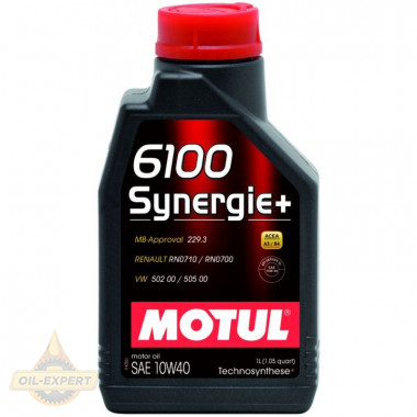 Motul Моторное масло MOTUL 6100 SYNERGIE+ 10W-40 - Картинка 2