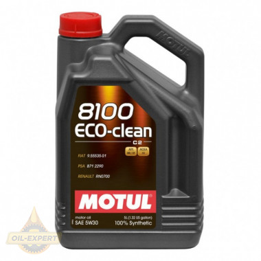 Motul Моторное масло MOTUL 8100 ECO-CLEAN 5W-30 - Картинка 1