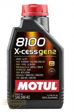 Motul Моторное масло MOTUL 8100 X-CESS GEN2 5W-40 - Картинка 3