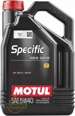Motul Моторна олива MOTUL SPECIFIC 50501-50500 5W-40 - Заображення 1