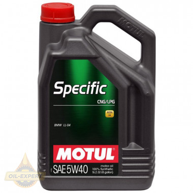Motul Моторное масло MOTUL SPECIFIC CNG/LPG 5W-40 - Картинка 1