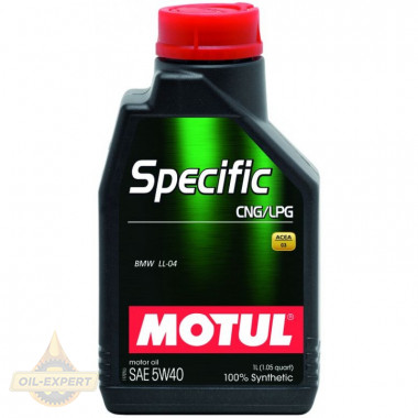 Motul Моторное масло MOTUL SPECIFIC CNG/LPG 5W-40 - Картинка 2
