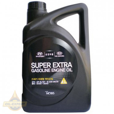 Hyundai/Kia Моторна олива HYUNDAI/KIA MOBIS SUPER EXTRA GASOLINE SL 5W-30 - Заображення 1