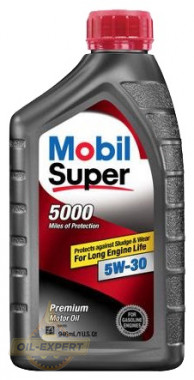 Mobil Моторное масло MOBIL SUPER 5000 5W-30 USA - Картинка 2