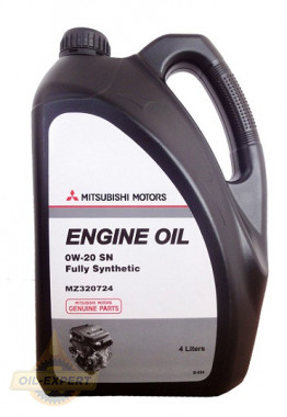Mitsubishi Моторна олива MITSUBISHI ENGINE OIL 0W-20 (MZ320724) - Заображення 1