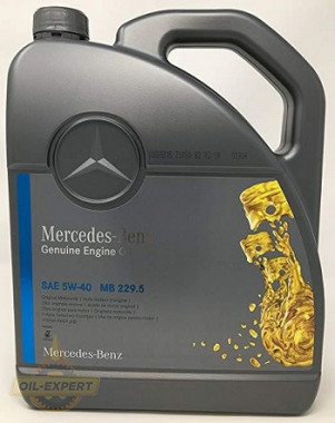 Mercedes Моторна олива MERCEDES-BENZ 5W-40 MB 229.5 (A000989860613, A000989860611) - Заображення 1
