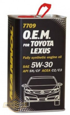 Mannol Моторное масло MANNOL 7709 O.E.M. Toyota Lexus 5W-30 - Картинка 1