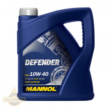Mannol Моторное масло MANNOL DEFENDER 10W-40 - Картинка 1