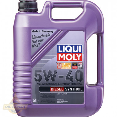 Liqui Moly Моторное масло LIQUI MOLY DIESEL SYNTHOIL 5W-40 - Картинка 1
