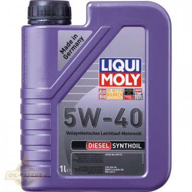 Liqui Moly Моторное масло LIQUI MOLY DIESEL SYNTHOIL 5W-40 - Картинка 2