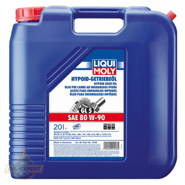 Liqui Moly Трансмиссионное масло LIQUI MOLY HYPOID-GETRIEBEOIL SAE 80W-90 (GL5) - Картинка 2