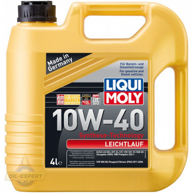 Liqui Moly Моторное масло LIQUI MOLY LEICHTLAUF 10W-40 - Картинка 2