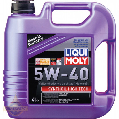 Liqui Moly Моторна олива LIQUI MOLY SYNTHOIL HIGH TECH 5W-40 - Заображення 1