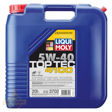 Liqui Moly Моторна олива LIQUI MOLY TOP TEC 4100 5W-40 - Заображення 4