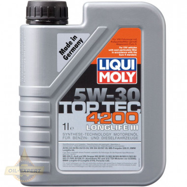 Liqui Moly Моторна олива LIQUI MOLY TOP TEC 4200 5W-30 - Заображення 2