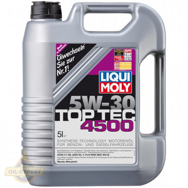 Liqui Moly Моторна олива LIQUI MOLY TOP TEC 4500 5W-30 - Заображення 1