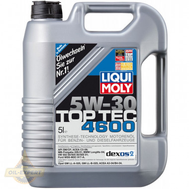 Liqui Moly Моторна олива LIQUI MOLY TOP TEC 4600 5W-30 - Заображення 1