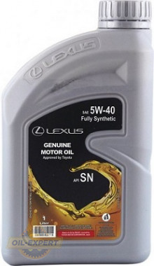 Lexus Моторное масло LEXUS MOTOR OIL SM 5W-40 (0888082790, 0888083717) - Картинка 2