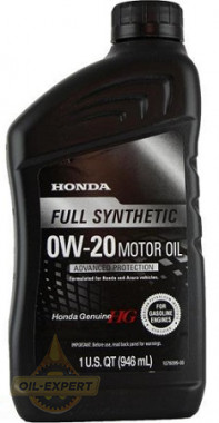 Honda Моторное масло HONDA FULL SYNTHETIC 0W-20 (087989163) - Картинка 1