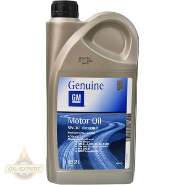 Gm Моторное масло GM MOTOR OIL 5W-30 DEXOS 2 (1942000, 1942001, 1942002, 1942003) - Картинка 3