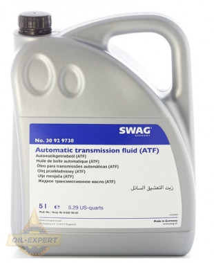 Swag Масло АКПП SWAG ATF 4HP 30914738, 30929738 Желтое - Картинка 2