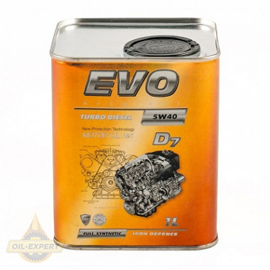 Evo Моторна олива EVO D7 5W-40 TURBO DIESEL - Заображення 2