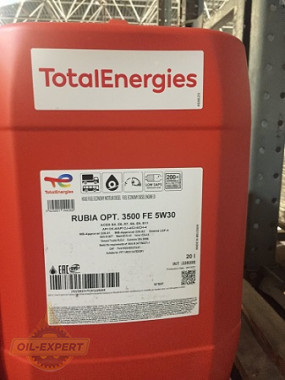Total Моторна олива TOTAL RUBIA OPTIMA 3500 FE 5W-30 - Заображення 2