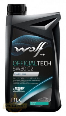 Wolf Моторное масло WOLF OFFICIALTECH 5W-30 C2 - Картинка 2