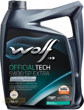 Wolf Моторна олива WOLF OFFICIALTECH 5W-30 C3 SP EXTRA - Заображення 1