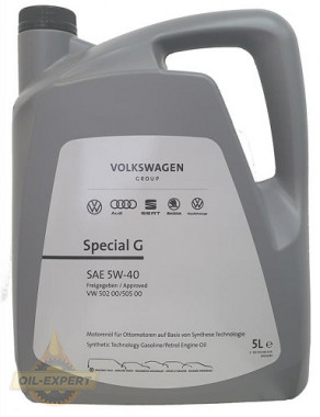 Vag Моторное масло VAG SPECIAL G 5W-40 (GS55502M2, GS55502M4) - Картинка 1