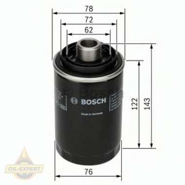 Bosch Фильтр масляный BOSCH F 026 407 080 - Картинка 7