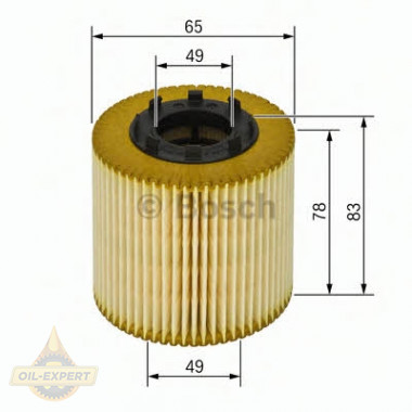 Bosch Фильтр масляный BOSCH 1 457 429 256 - Картинка 2