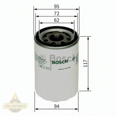Bosch Фильтр масляный BOSCH 0 451 103 366 - Картинка 6