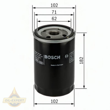 Bosch Фильтр масляный BOSCH 0 451 302 182 - Картинка 5