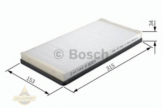 Bosch Фильтр салона угольный BOSCH 1 987 432 407 - Картинка 5