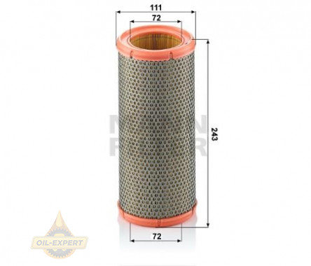 Mann-filter Фільтр повітряний MANN-FILTER C 1184 - Заображення 1