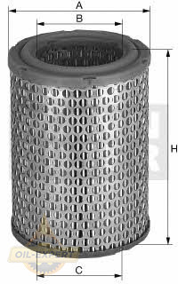 Mann-filter Фильтр воздушный MANN-FILTER C 1953 - Картинка 1