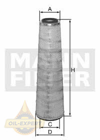 Mann-filter Фільтр повітряний MANN-FILTER C 26 024 - Заображення 1