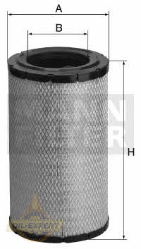 Mann-filter Фильтр воздушный MANN-FILTER C 29 1420 - Заображення 1
