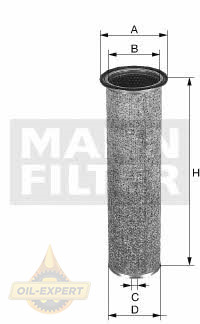 Mann-filter Фильтр воздушный MANN-FILTER CF 924 - Картинка 1