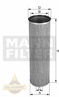 Mann-filter Фильтр воздушный MANN-FILTER CF 22 269 - Картинка 1