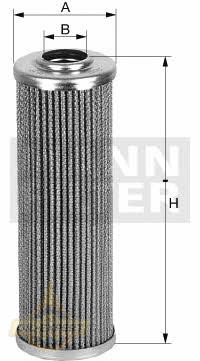 Mann-filter Фільтр гідравлічний MANN-FILTER HD 612/2 X - Заображення 1