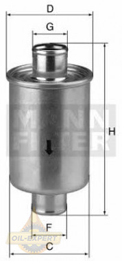 Mann-filter Фильтр гидравлический MANN-FILTER W 74 - Картинка 1