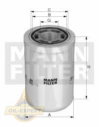 Mann-filter Фильтр гидравлический MANN-FILTER WH 960/2 - Картинка 1