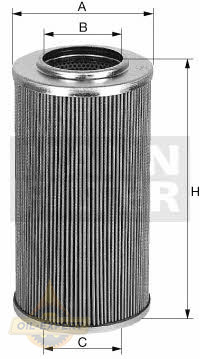 Mann-filter Фильтр гидравлический MANN-FILTER HD 946/2 - Картинка 1