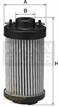 Mann-filter Фильтр гидравлический MANN-FILTER HD 614/1 - Картинка 1